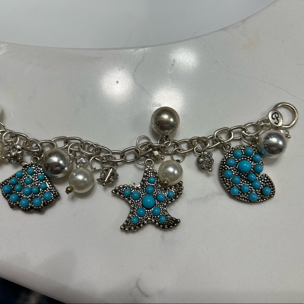 Beach Shells and Starfish Bracelet